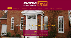 Desktop Screenshot of clarkeproperties.co.uk