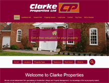 Tablet Screenshot of clarkeproperties.co.uk